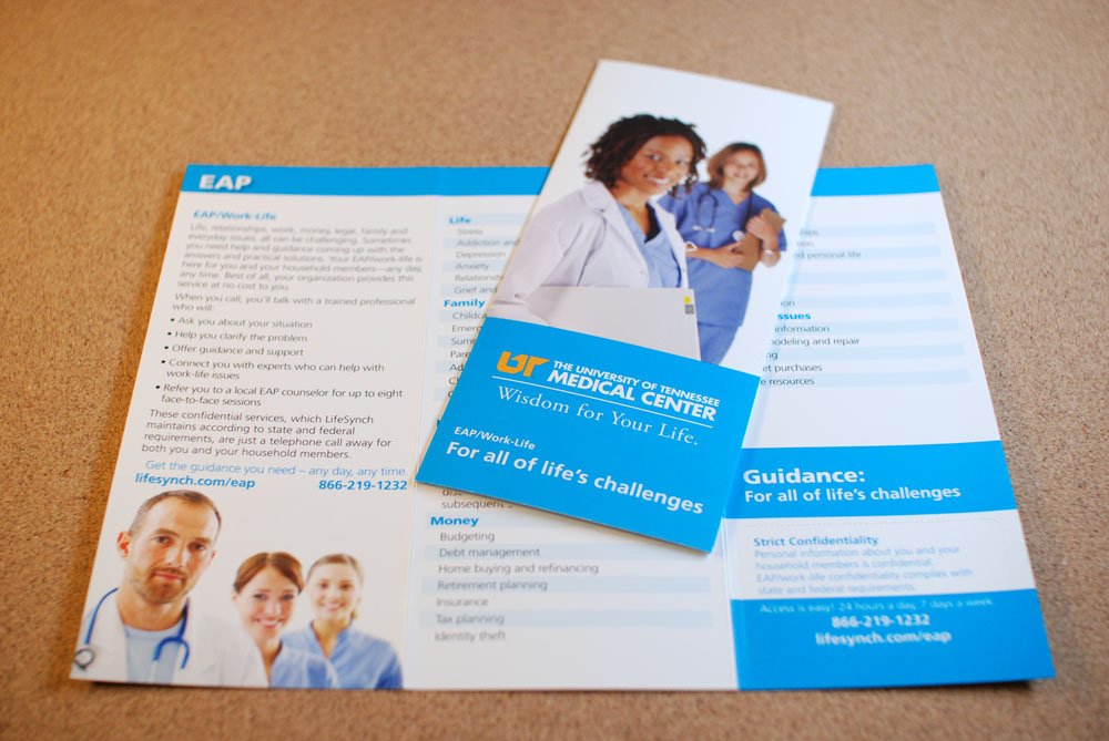 LifeSynch EAP member brochure with wallet card